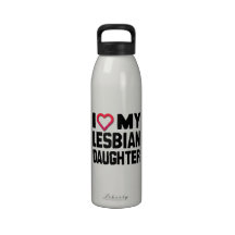 I LOVE MY LESBIAN DAUGHTER -.png Water Bottle
