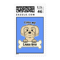 I Love My Lhasa Apso Postage