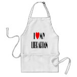 I Love My Librarian Aprons