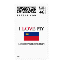 I Love My Liechtensteiner Mom postage