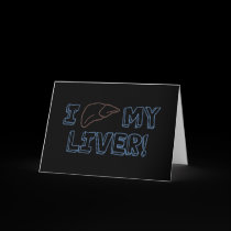 I Love My Liver cards