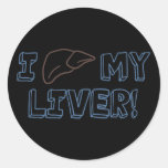 I Love My Liver Sticker