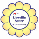 I Love My Llewellin Setter (Female Dog) Photo Sculptures