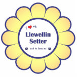 I Love My Llewellin Setter (Male Dog) Acrylic Cut Out
