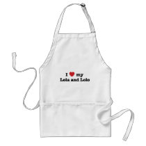 I Love my Lola and Lolo Aprons