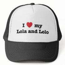 I Love my Lola and Lolo Mesh Hat