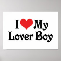 I Love My Lover Boy Poster