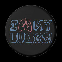 I Love My Lungs magnets