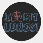 I Love My Lungs Sticker