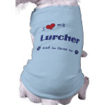 I Love My Lurcher (Male Dog) Doggie Tee