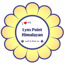 I Love My Lynx Point Himalayan (Male Cat) Photo Cut Out