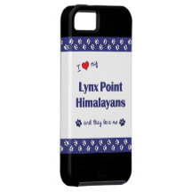 I Love My Lynx Point Himalayans (Multiple Cats) iPhone 5 Covers