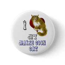 i love my maine coon cat buttons by wolffreeborn i love my maine coon cat buttons