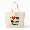 I Love My Maine Coon Tote Bag