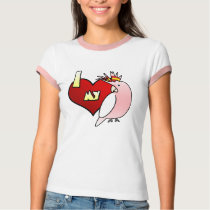 I Love my Major Mitchell's Cockatoo T-Shirt by MenagerieMayhem I Love my Major Mitchell's Cockatoo T-Shirt