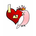 I Love my Major Mitchell's Cockatoo T-Shirt by MenagerieMayhem I Love my Major Mitchell's Cockatoo T-Shirt