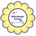 I Love My Manchester Terrier Mix (Female Dog) Photo Sculptures