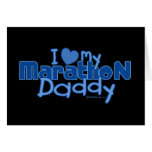 I Love My Marathon Daddy Greeting Card