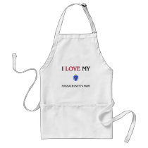 I Love My Massachusetts Mom aprons