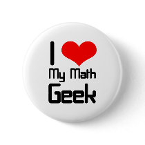 I love my math geek buttons