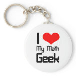 I love my math geek keychain