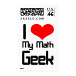 I love my math geek postage