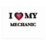 I love my Mechanic Postcard