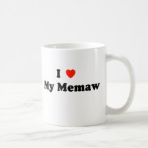 I Love My Memaw Mug