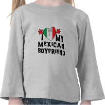 I Love My Mexican Boyfriend Toddler T-shirt