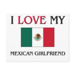 I Love My Mexican Girlfriend Postcards