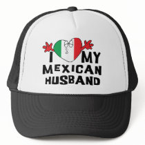 I Love My Mexican Husband Mesh Hat