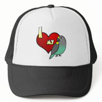 I Love my Meyers Parrot hats