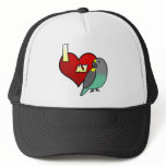 I Love my Meyers Parrot Trucker Hat
