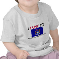 I Love My Michigan Girlfriend t-shirts