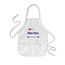 I Love My Min Pins (Multiple Dogs) Aprons
