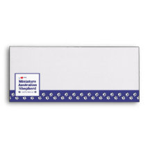 I Love My Miniature Australian Shepherd (Male Dog) Envelope