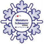 I Love My Miniature Schnauzer Mixes (Multi Dogs) Acrylic Cut Outs