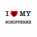 I LOVE MY MINIATURE SCHNAUZER t-shirts
