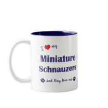 I Love My Miniature Schnauzers (Multiple Dogs) mugs by thatsalottadogs I Love My Miniature Schnauzers (Multiple Dogs) mugs