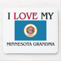 I Love My Minnesota Grandma mousepads by flagshirt I Love My Minnesota Grandma mousepads