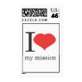 i love my mission postage stamp