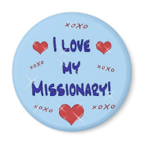 I Love My Missionary Magnet