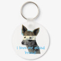 I love my mixed breed! keychains by JakiJO I love my mixed breed! keychains