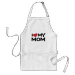 I Love My Mom Mother's Day Apron