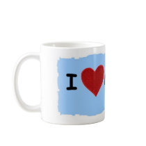 I LOVE MY MOM mugs