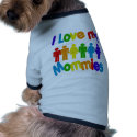 I Love my Mommies pet clothing by BoogieMonst I Love my Mommies pet clothing