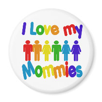 I Love my Mommies magnets by BoogieMonst I Love my Mommies magnets
