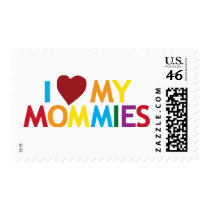 I love my Mommies Postage Stamp