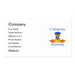 I love my mommy (boy duck) business cards