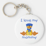 I love my mommy (boy duck) keychain